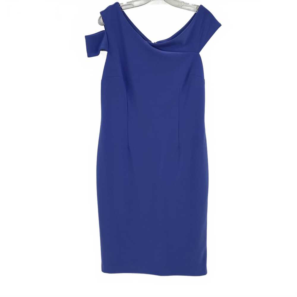 Joseph Ribkoff Periwinkle Blue Mini Dress Asym Strap | Womens 12